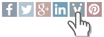 social media icons with ivicivi and cursor